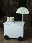 carrito  helados + sombrilla + helados | 13370 | Atrezzo infantil diferente para tus sesiones