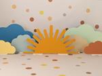 Decorado sol ?? y nubes ??  | 14092 | Atrezzo infantil diferente para tus sesiones