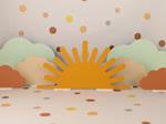 Decorado sol ?? y nubes ??  | 14092 | Atrezzo infantil diferente para tus sesiones