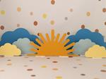 Decorado sol ?? y nubes ??  | 14092 | Atrezzo infantil diferente para tus sesiones