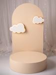 Panel smash cake nubes iluminadas | 13989 | Atrezzo infantil diferente para tus sesiones
