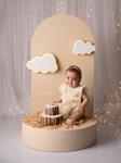 Panel smash cake nubes iluminadas | 13989 | Atrezzo infantil diferente para tus sesiones