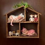 Casita gemelos  | 11834 | Atrezzo infantil diferente para tus sesiones