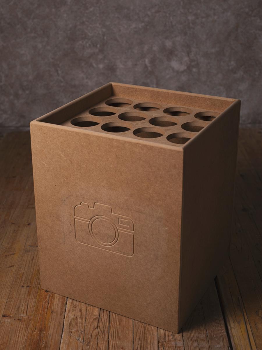 CUBO PORTAFONDOS  | 12209 | Atrezzo infantil diferente para tus sesiones
