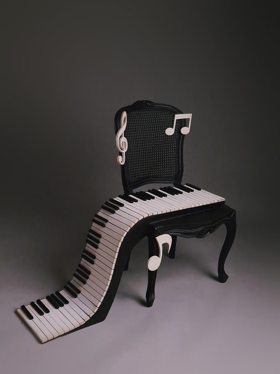 Silla piano  | 13232 | Atrezzo diferente para tus sesiones