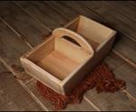 cesta gemelar madera | 12581 | Atrezzo infantil diferente para tus sesiones