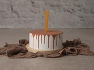 Tarta Mediana +plato + numero 1 y 2  | 13843 | Atrezzo diferente para tus sesiones