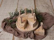 Tarta porciones + velas+ plato  | 13846 | Atrezzo infantil diferente para tus sesiones