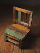 Silla vintage colores  | 11024 | Atrezzo infantil diferente para tus sesiones