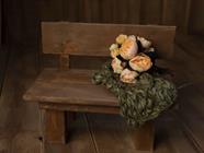 Banco rustico sitter | 13362 | Atrezzo infantil diferente para tus sesiones