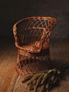 sillon mimbre  | 11069 | Atrezzo infantil diferente para tus sesiones