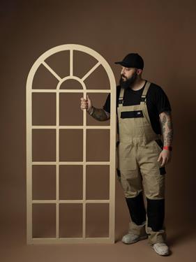 Ventana medio punto clásica  | 13352 | Atrezzo diferente para tus sesiones