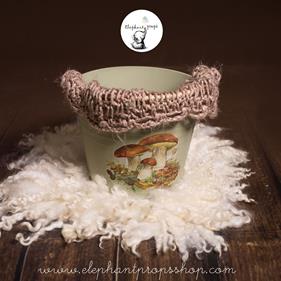 Cubo metálico decoupage | 7394 | Atrezzo infantil diferente para tus sesiones