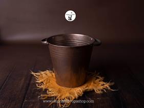 Cubo cobre old metal | 4509 | Atrezzo infantil diferente para tus sesiones