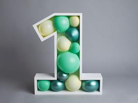 Numero hueco para Globos MADERA | 12755 | Atrezzo infantil diferente para tus sesiones