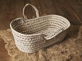 cesto marfil  | 12657 | Atrezzo infantil diferente para tus sesiones