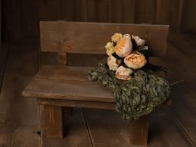 Banco rustico sitter | 13362 | Atrezzo infantil diferente para tus sesiones