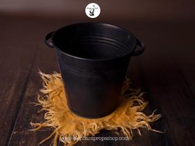 cubo negro old metal personalizable | 5005 | Atrezzo infantil diferente para tus sesiones