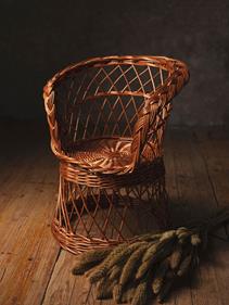 sillon mimbre  | 11069 | Atrezzo infantil diferente para tus sesiones