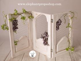 Biombo clásico enrejado  | 7850 | Atrezzo infantil diferente para tus sesiones