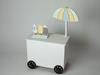 carrito  helados + sombrilla + helados | 13370 | Atrezzo diferente para tus sesiones