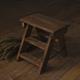 Escalera vintage infantil | 9785 | Atrezzo diferente para tus sesiones